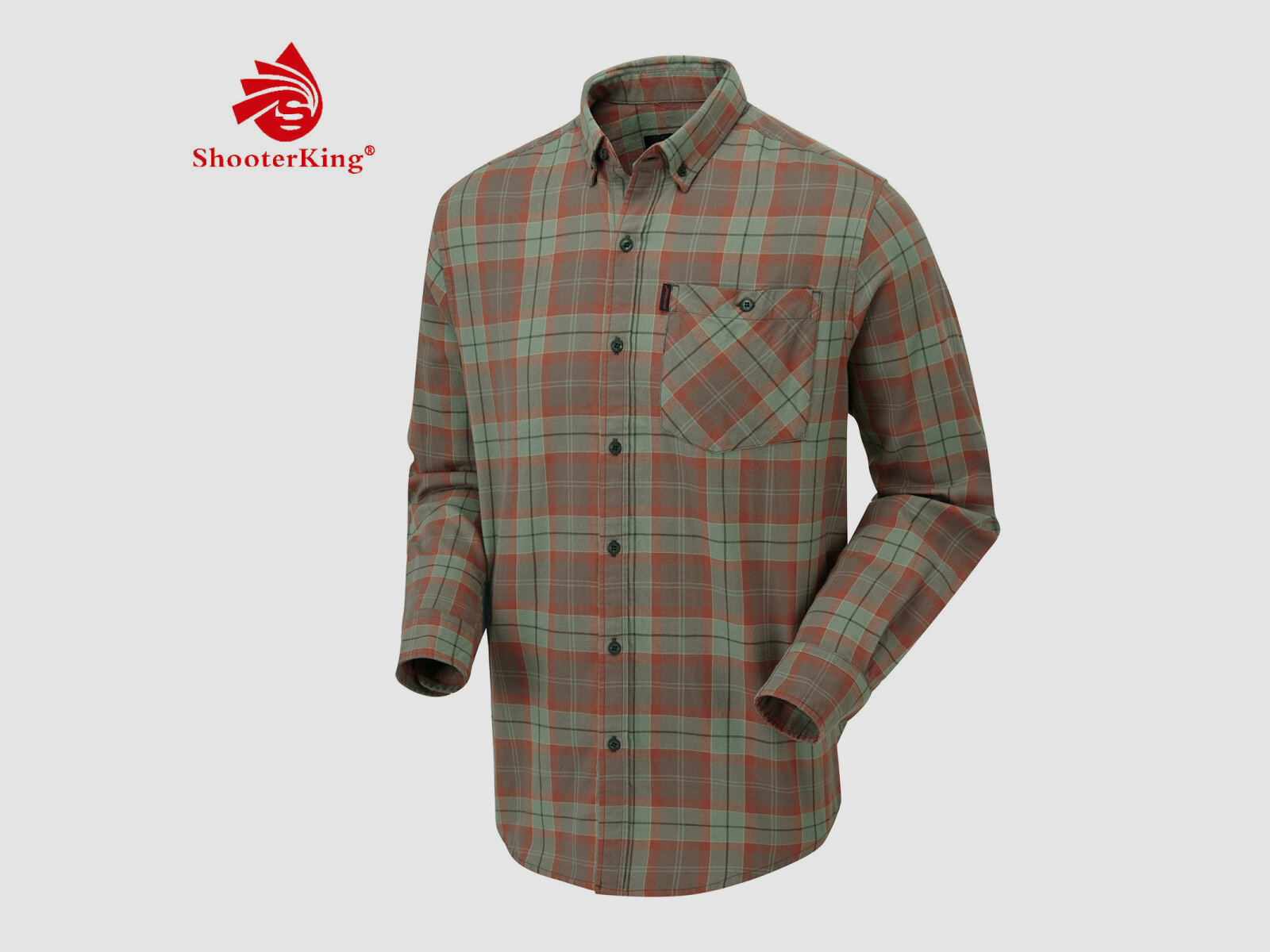 Shooterking Hemd Forest Mist L