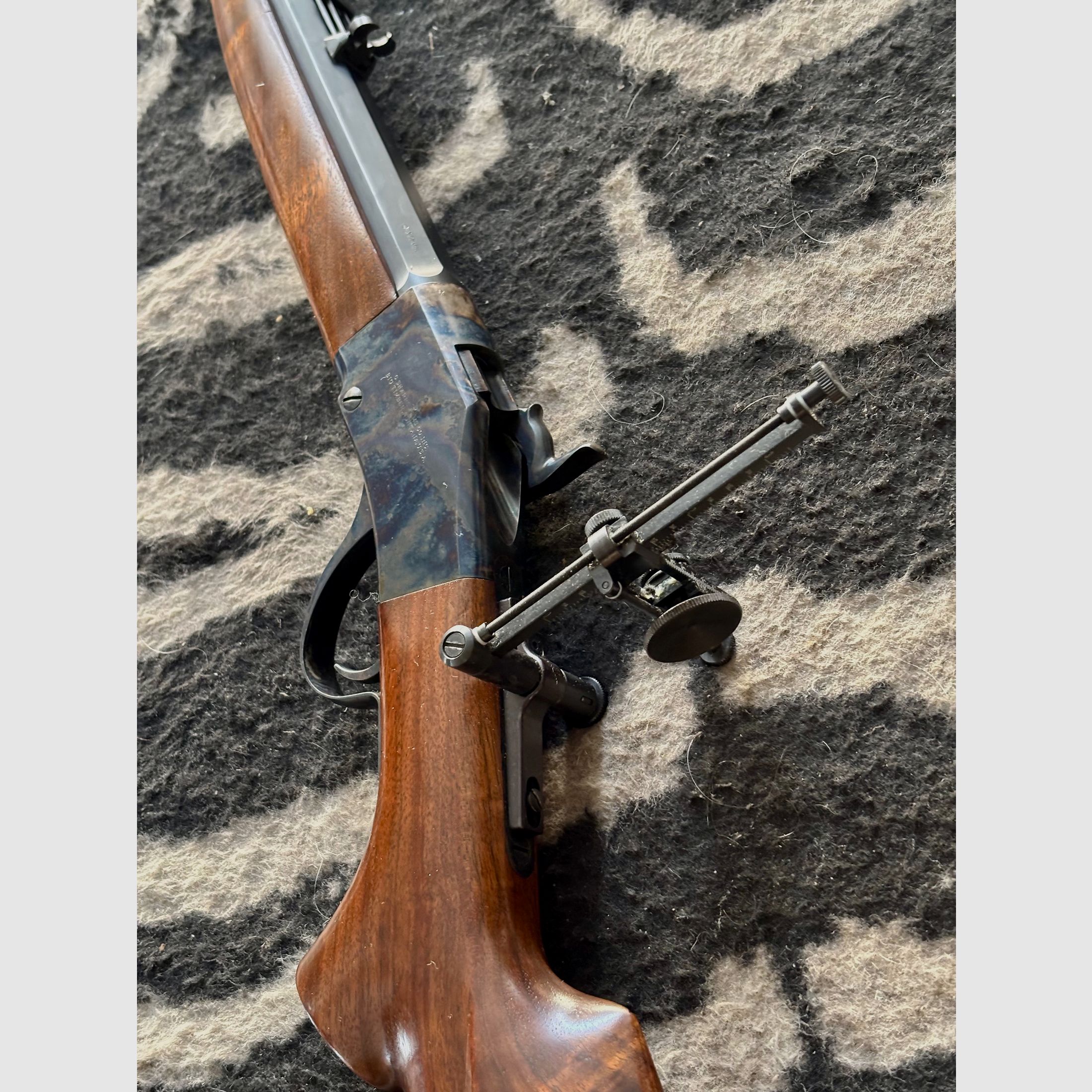 Blockbüchse SHARPS 1875 Kaliber 45/70 Gov. van C.Sharps Montana gloednieuw