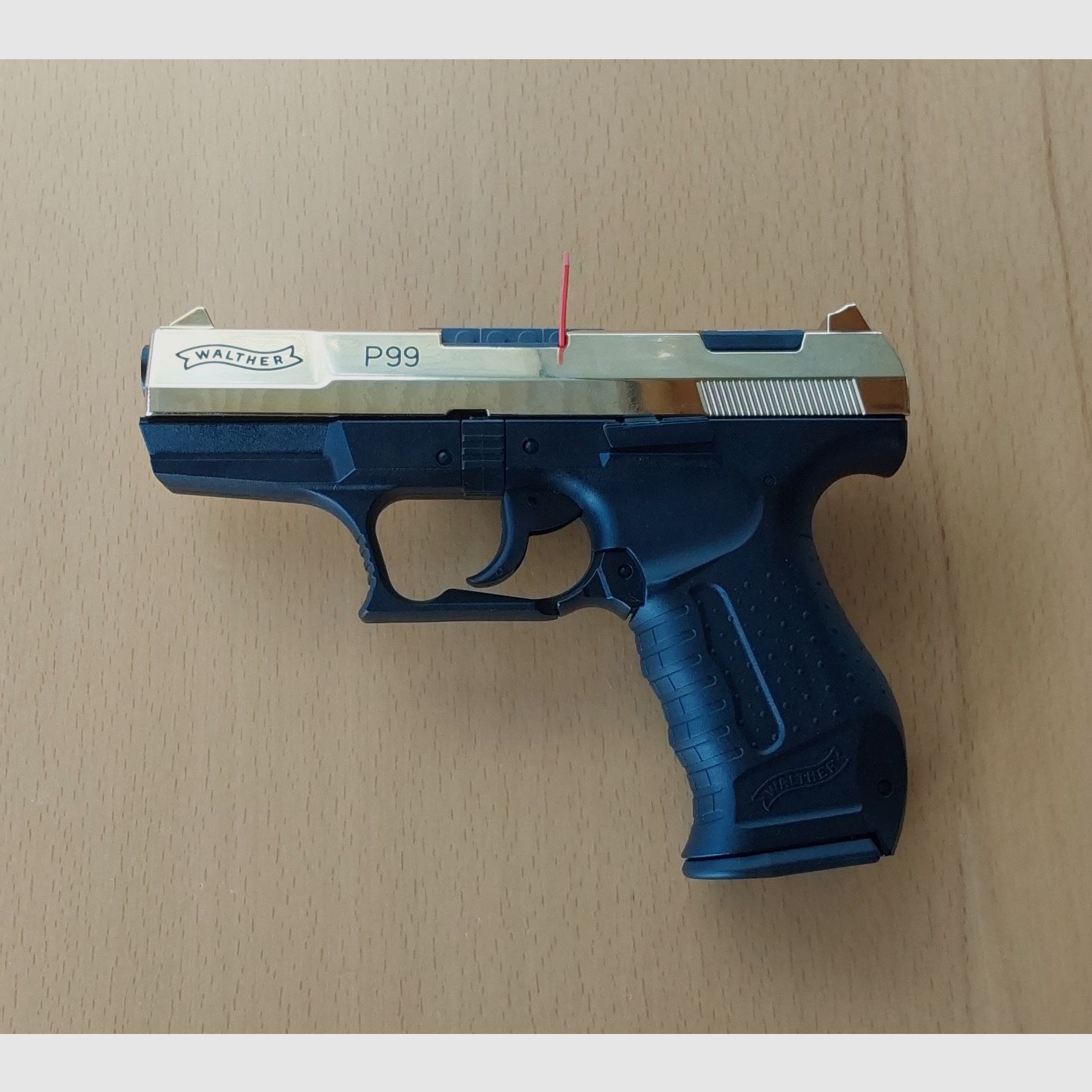 Walther P99   EDITION  24 Karat Gold finish  9mm Pak