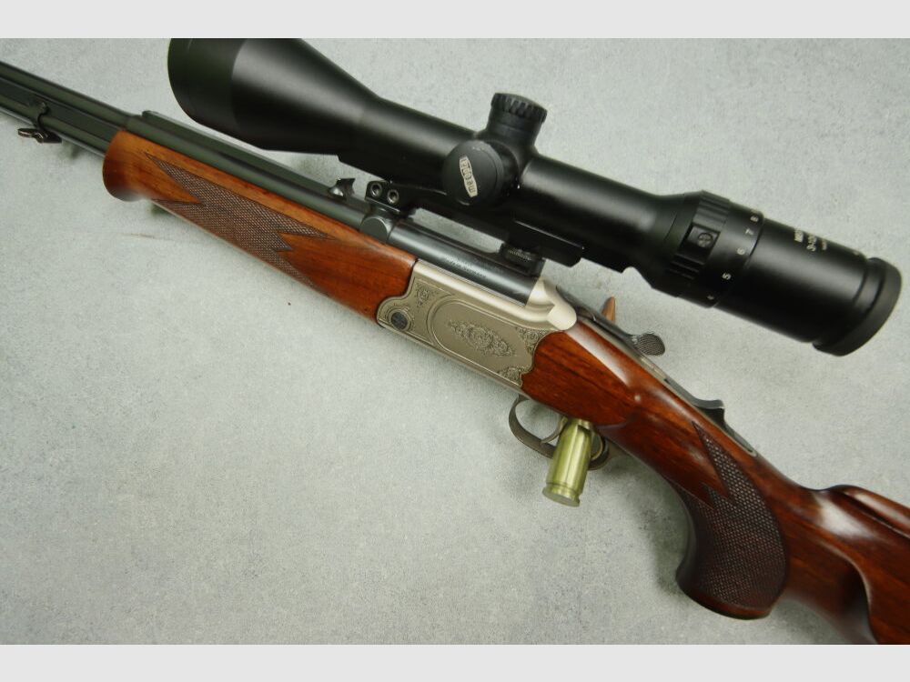 Merkel hand-spanner including Meopta ZF B4 double rifle mountain rifle
