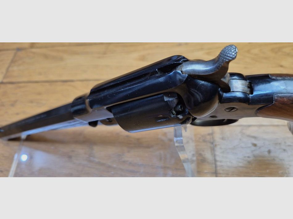 Zeer mooie en mythische Remington 1858 revolver – Army Model voor Navy Arms – Wapen Uberti Made in Italy uit 1970 – Kal. 44 PN – Uitstekende staat bijna nieuw! – Een uitstekende reproductie voor de Amerikaanse markt – TBE+ /TBE++, afbeelding 16 van 28