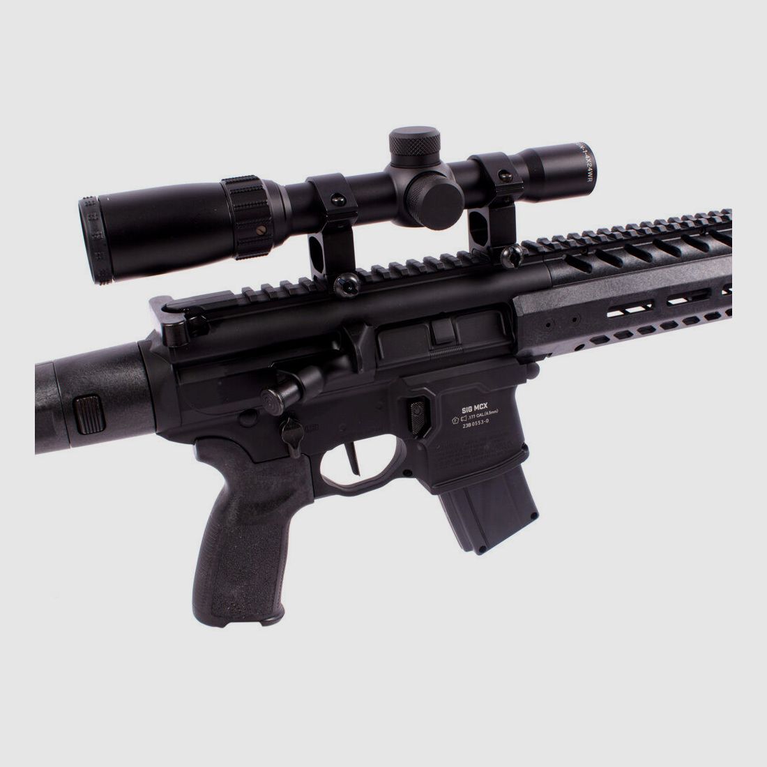 Sig Sauer	 MCX Gen2 CO2 Gewehr NBB SET 4,5mm Diabolo BLK +1-4x24 ZF