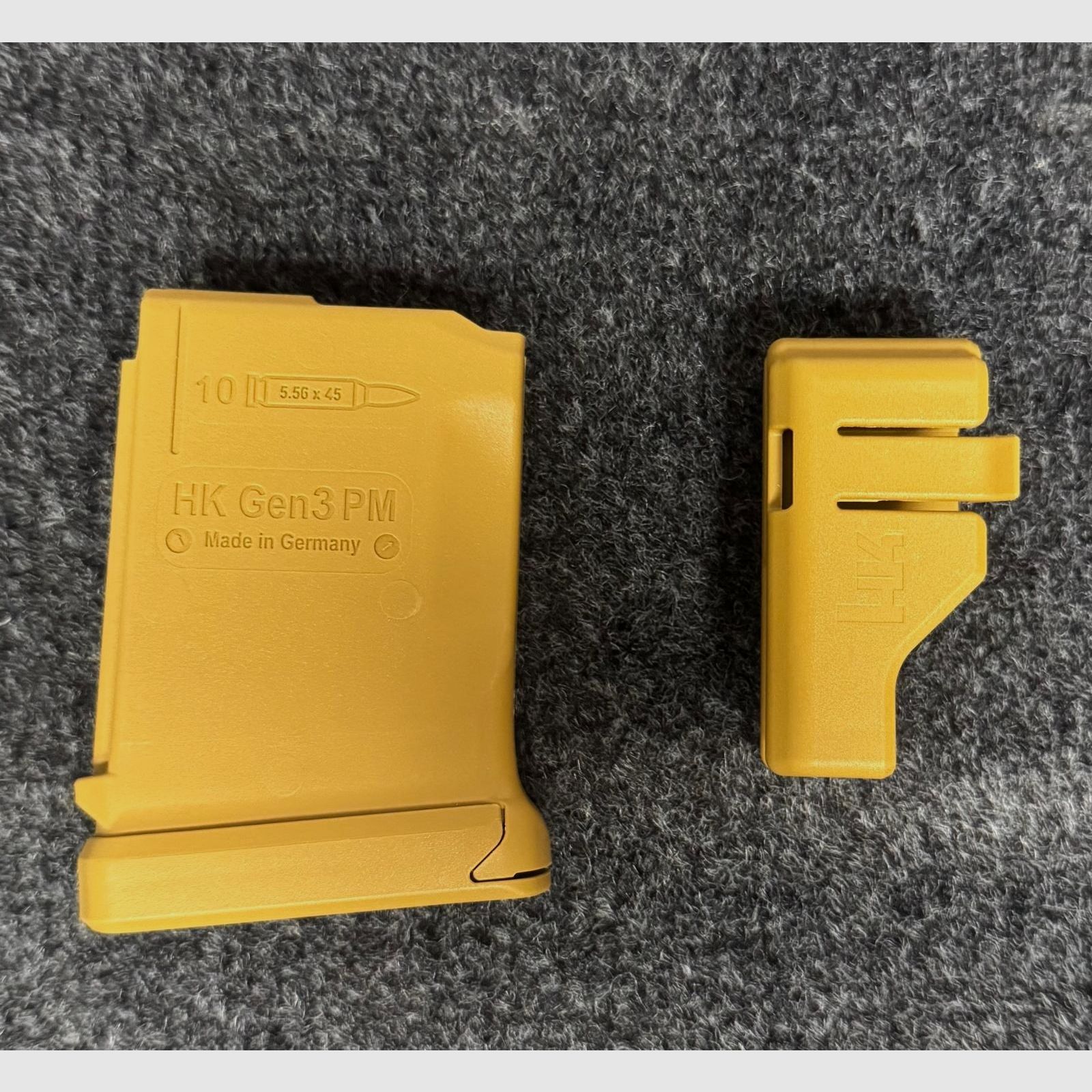 HK MR223 Gen 3 PM 10-nabojowy magazynek piaskowy RAL8000 / czarny - NOWY - Heckler & Koch Mr308 HK416 HK417 HK 243 HK433 HK437 G95k KSK AR15 AR10