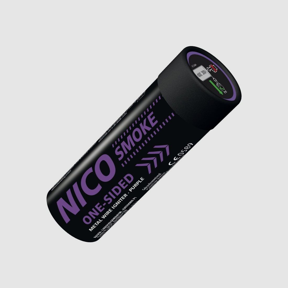 NICO 80 segundos granada de humo de paintball (morado)