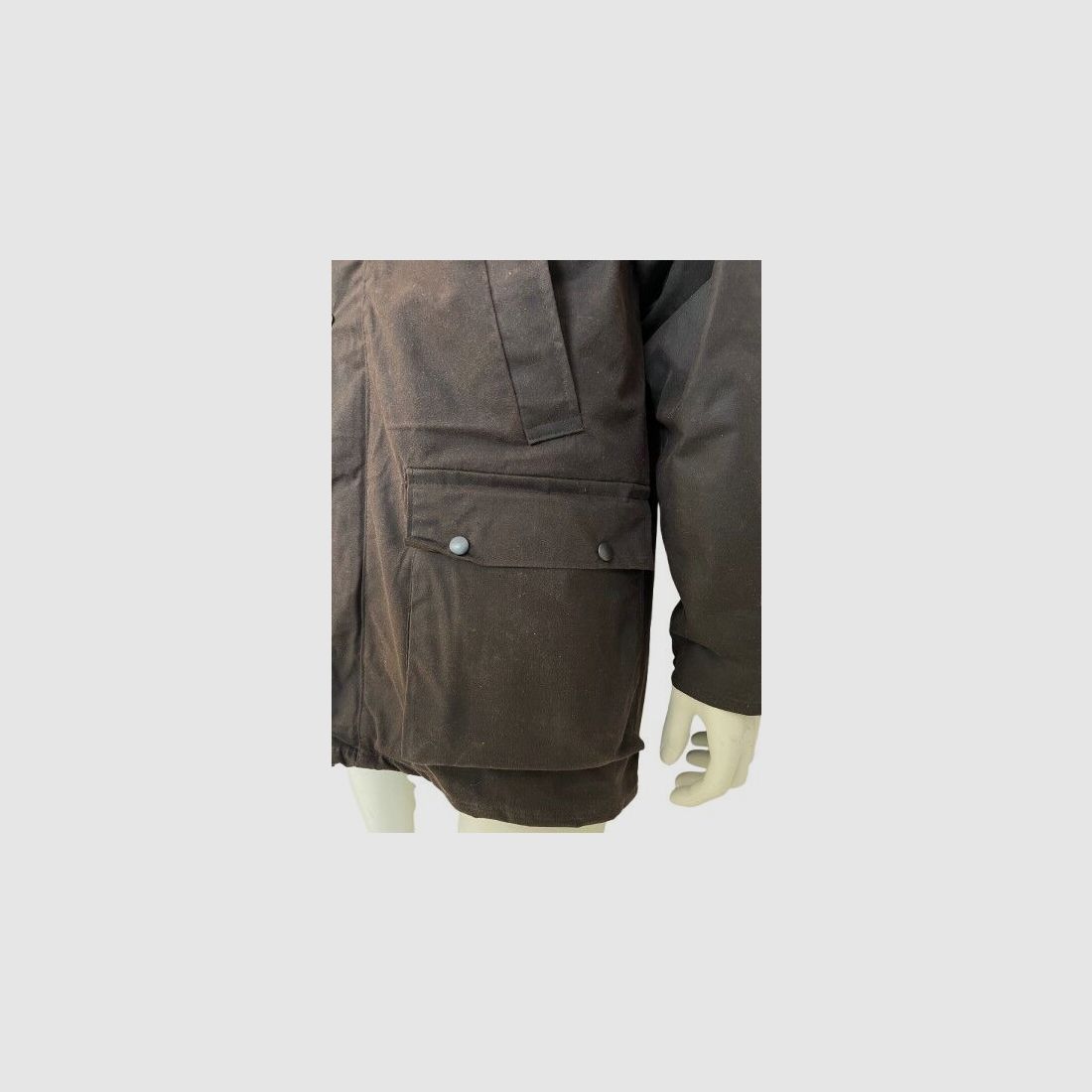 Original English wax jacket in brown