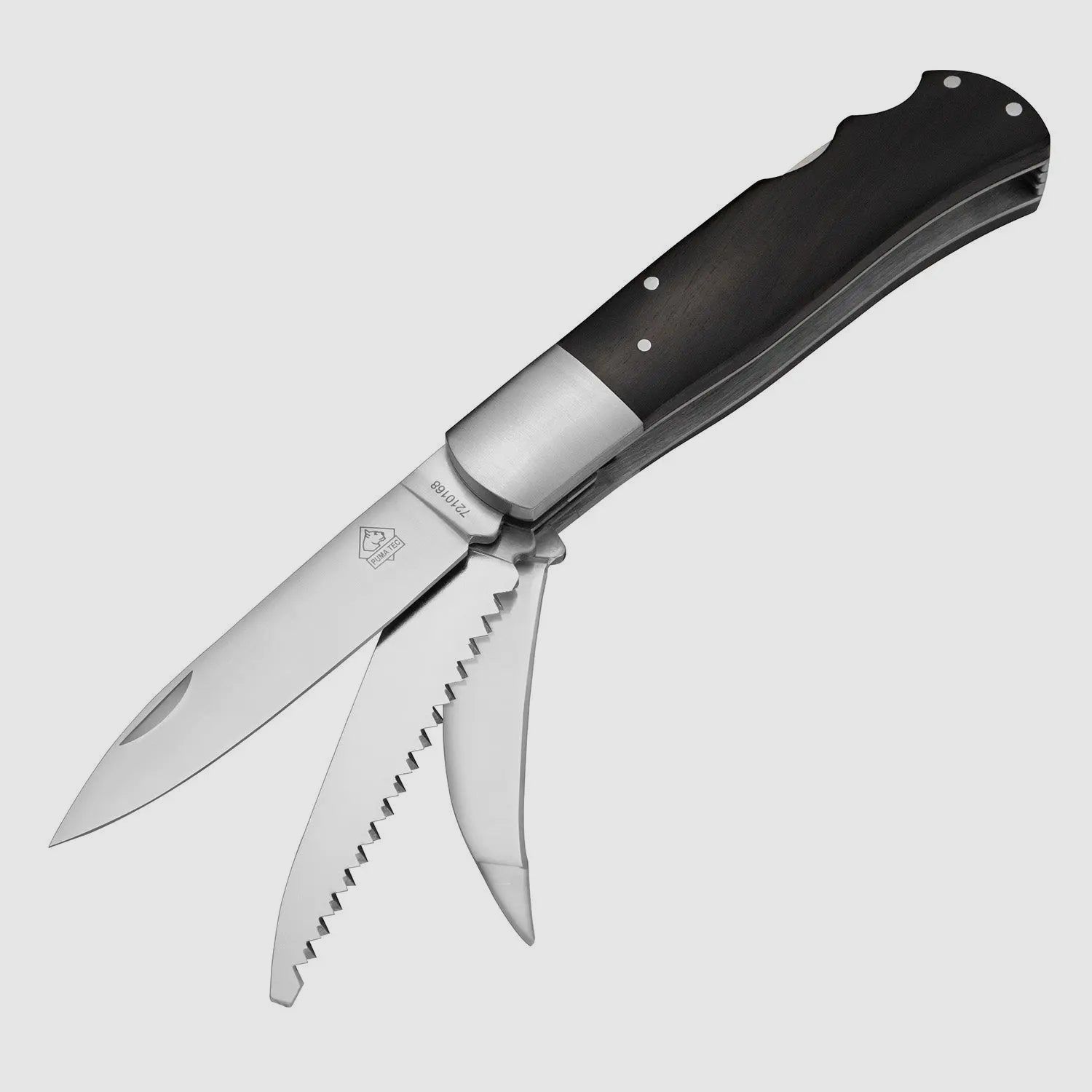 PUMA TEC Jagdtaschenmesser Ebenholz