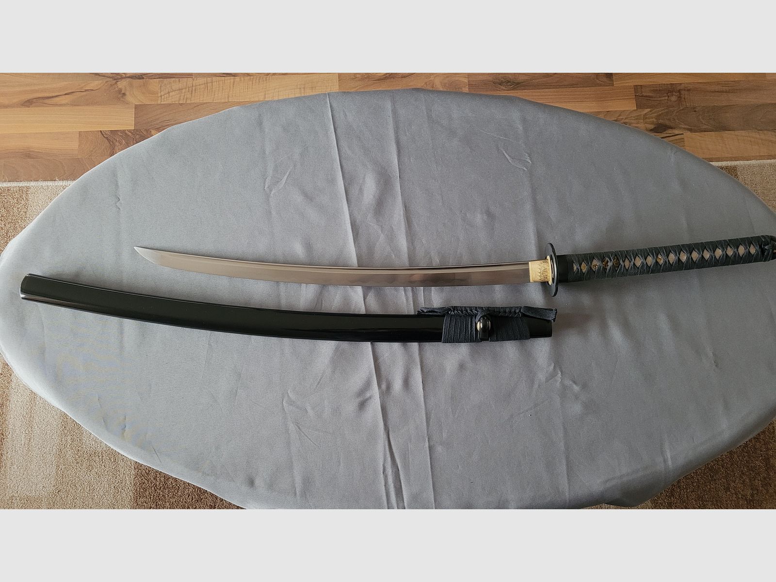 Traditionelles Ninjato Schwert Kohlenstoff Federstahl wie neu