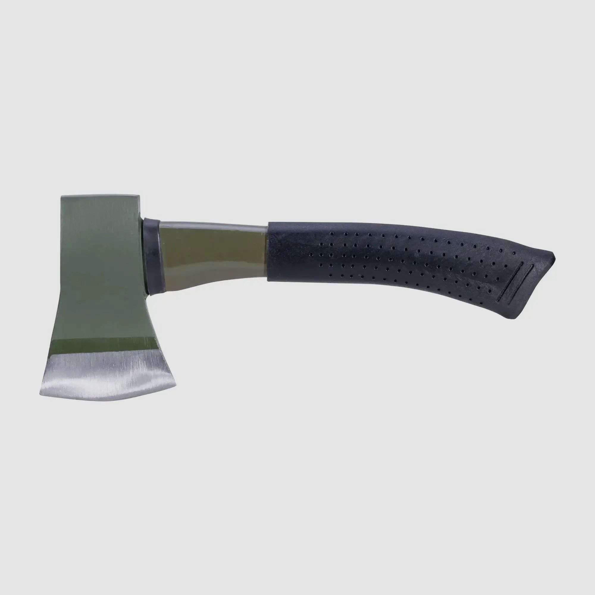 Ascia in acciaio completo Mil-Tec con borsa per la testa