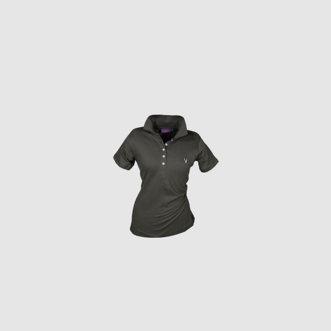 Hubertus Damen Polo Shirt olive pink