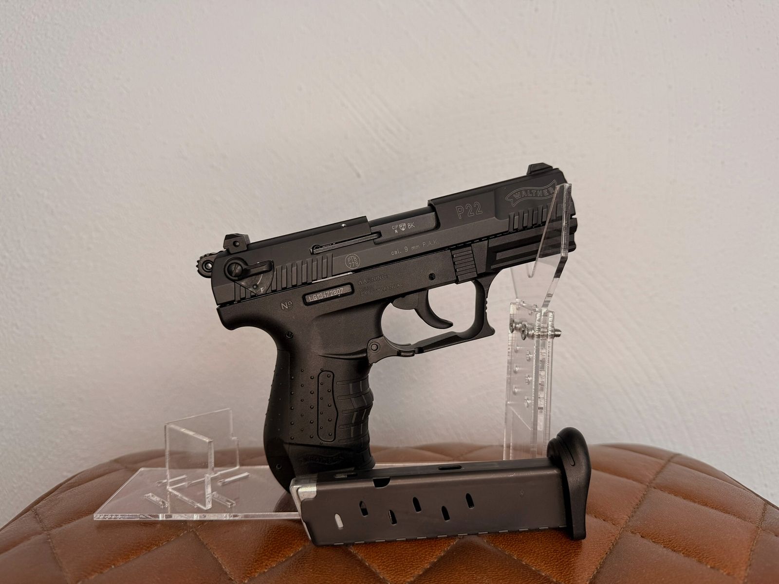 Walther P22 Schreckschuss Pistole Kal. 9mm P.A.K. brüniert