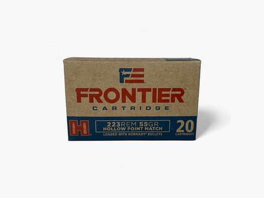 Hornady 55grs HP Match Frontier 20STK .223Rem