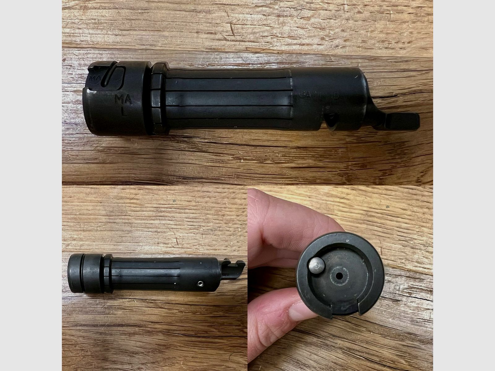 Blaser R8 Magnum sluitkop links