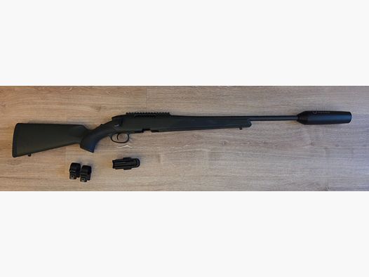 Steyr SM12 Cal. 308win met Freyr & Devik geluiddemper en EAW montageringen