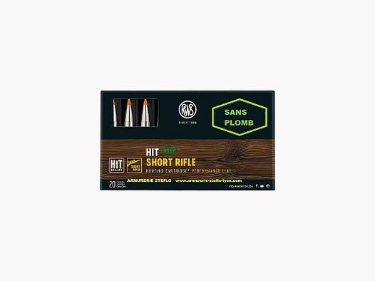 RWS 308W Hit fucile corto - 9,7g/150grs - (x20)