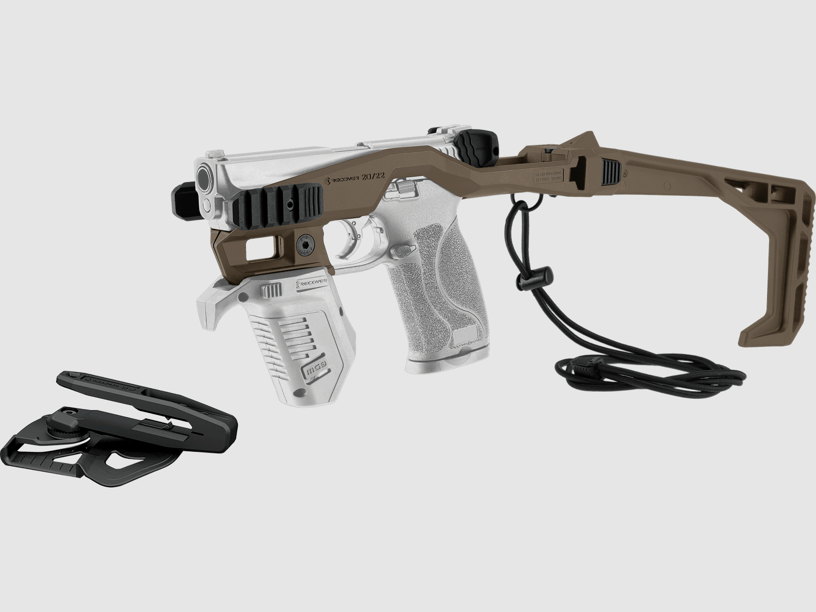 Recover 20/22 Stabilizer Basiskit Level 2 für Smith & Wesson, inkl. Holster