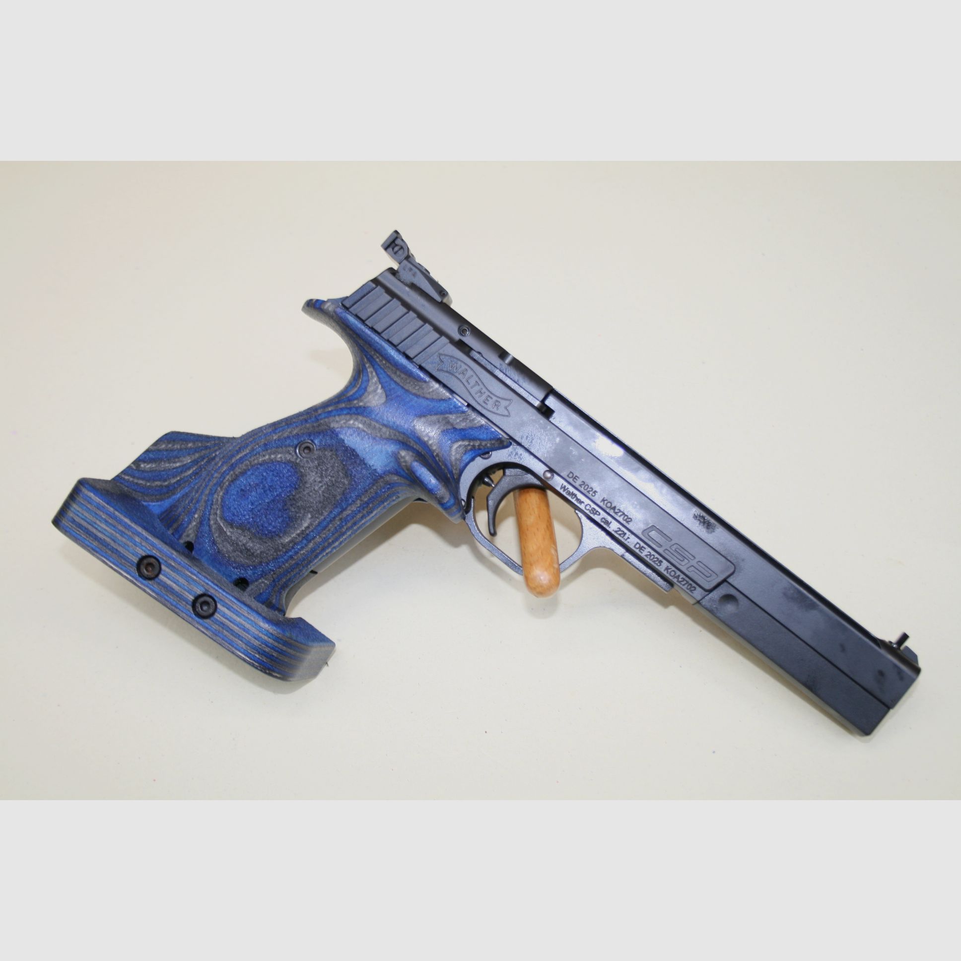 Pistole WALTHER CSP EXPERT Kal.22Lr ANATOMISCHE GRIP Blue Angel, Bild 1 von 12