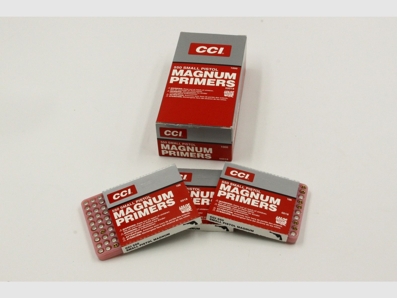 Zündhütchen CCI 550 Small Pistol Magnum, 1’000 Stk., Bild 2 von 2