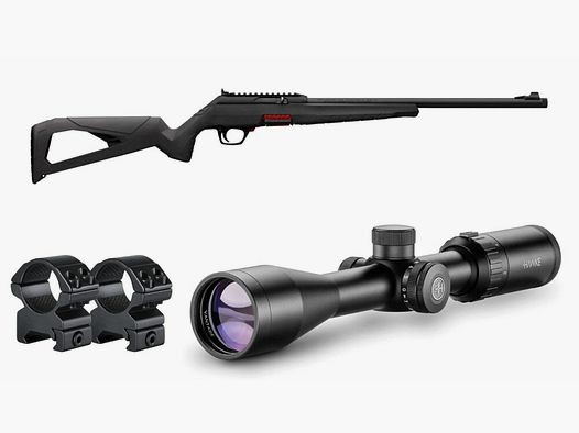 Winchester KK-Rifle Winchester Wildcat SA - .22lr 42 cm - con telescopio Hawke