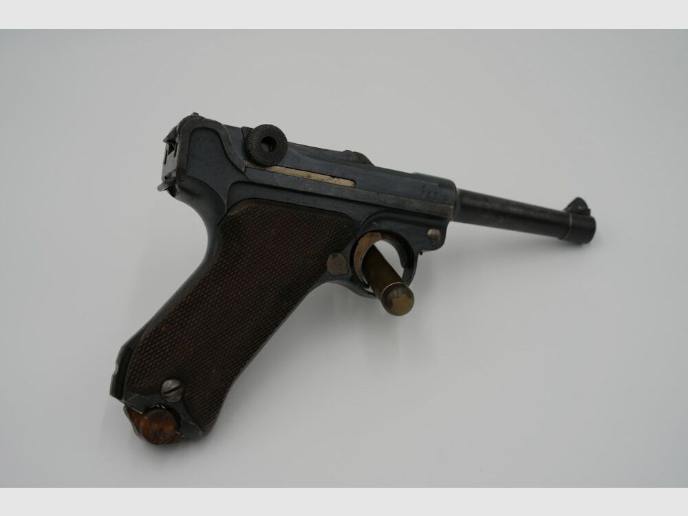 P08 DMW / Mauser P08 Baujahr 1918 Erfurt