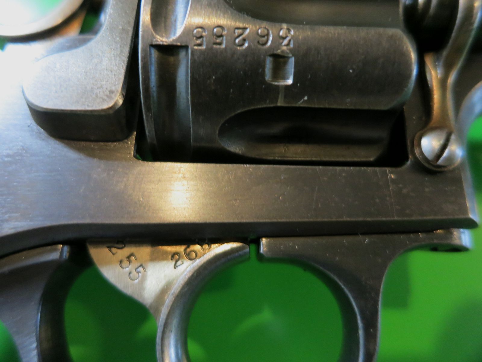 Ordonnanserevolver Zwitserland Model 1882 (Legerrevolver 82), W+F Bern, Militair-Privé #96