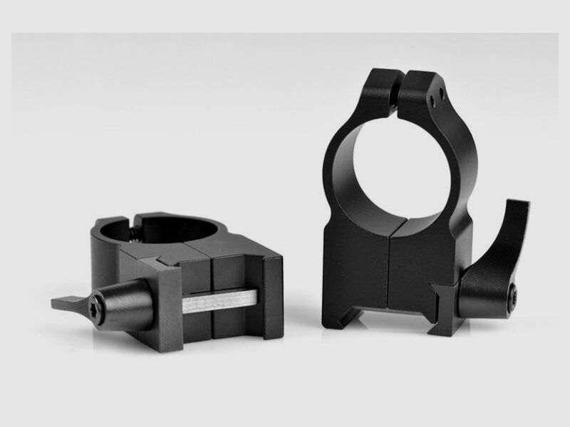 Warne QD-Ringe QD Stahl Ringe 1" (1 Zoll) Weaver vertikal geteilt