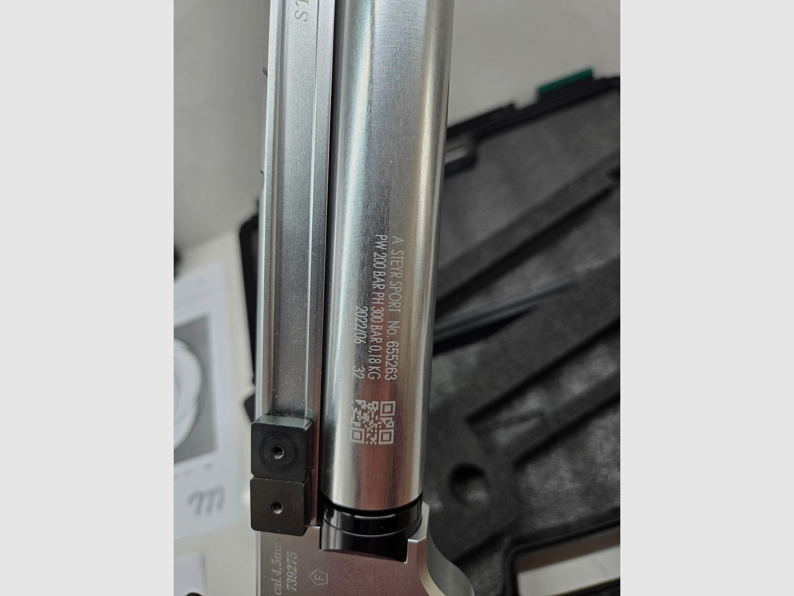 Steyr LP 10 with Rink grip