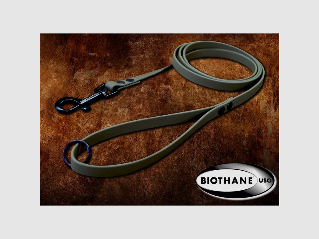 Klassische Leine aus flachem BIOTHANE, Bild 1 von 3