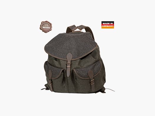 AKAH Loden-Rucksack grün/grau