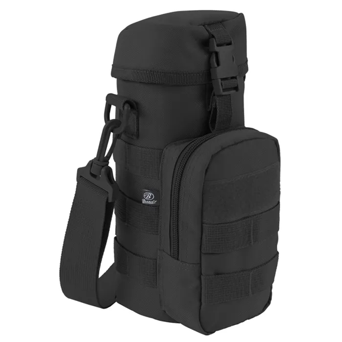 Borsa a cintura / Borsa a tracolla / Portabottiglie Brandit "Bottle Holder II" - Nero