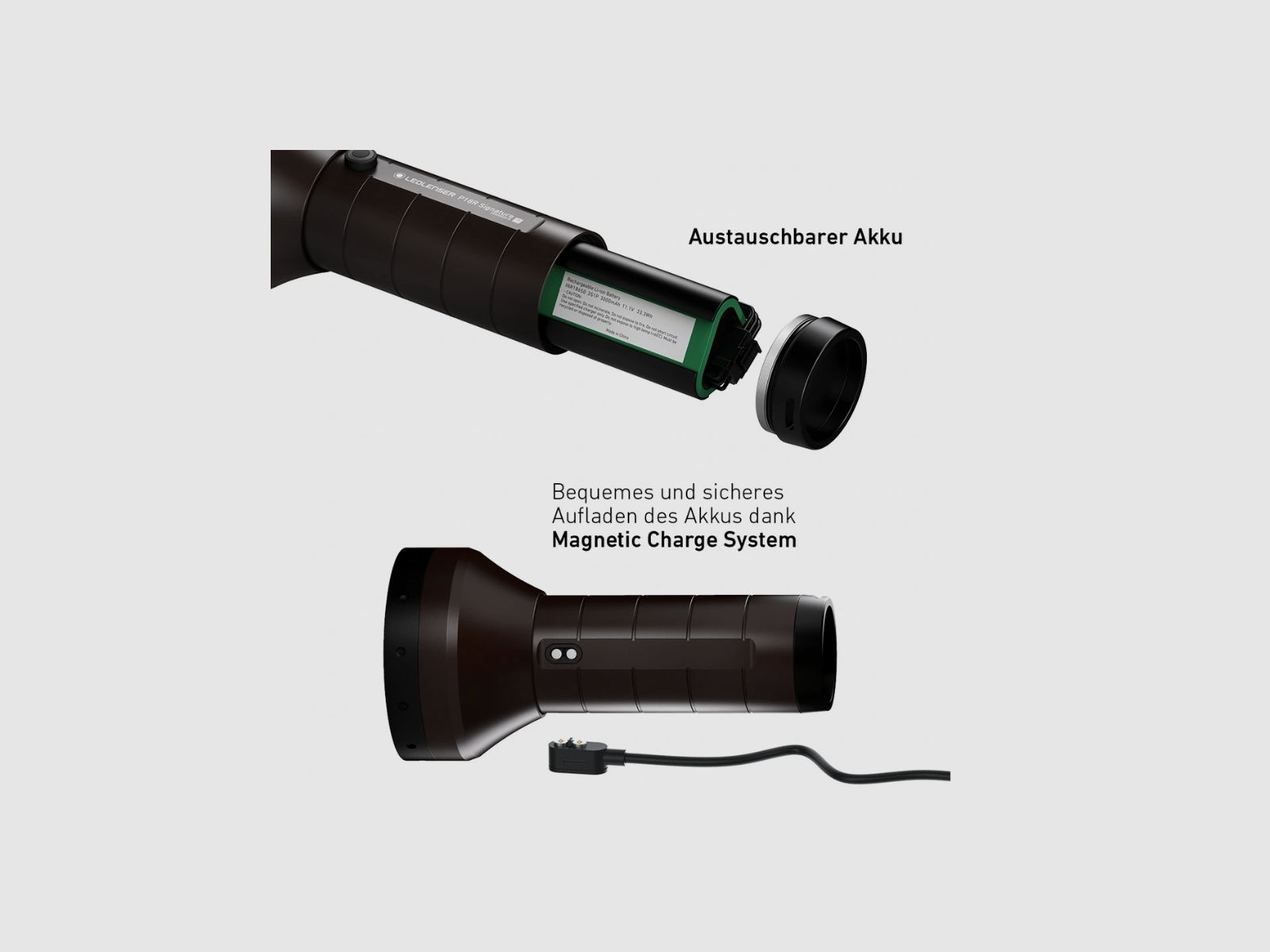 LEDLENSER Taschenlampe P18R Signature