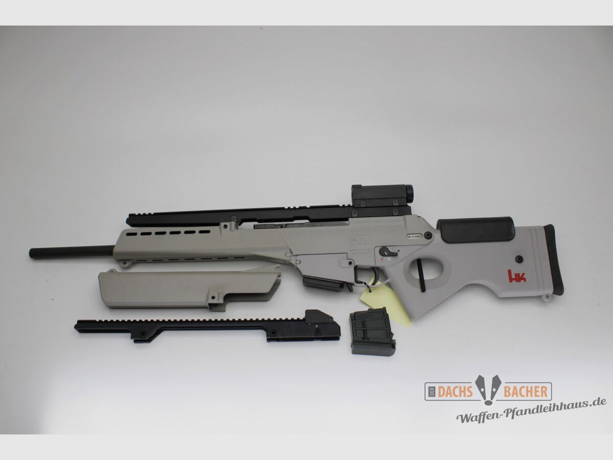 Rifle SL H&K Heckler & Koch SL8 cal. .223 Rem con 2 cargadores mira G36