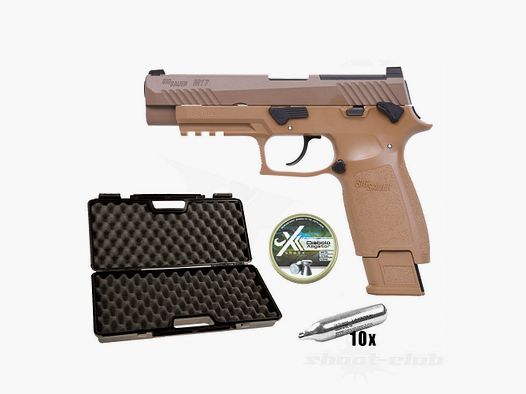 Sig Sauer P320-M17 CO2 Pistole 4,5mm Diabolos im Koffer-Set