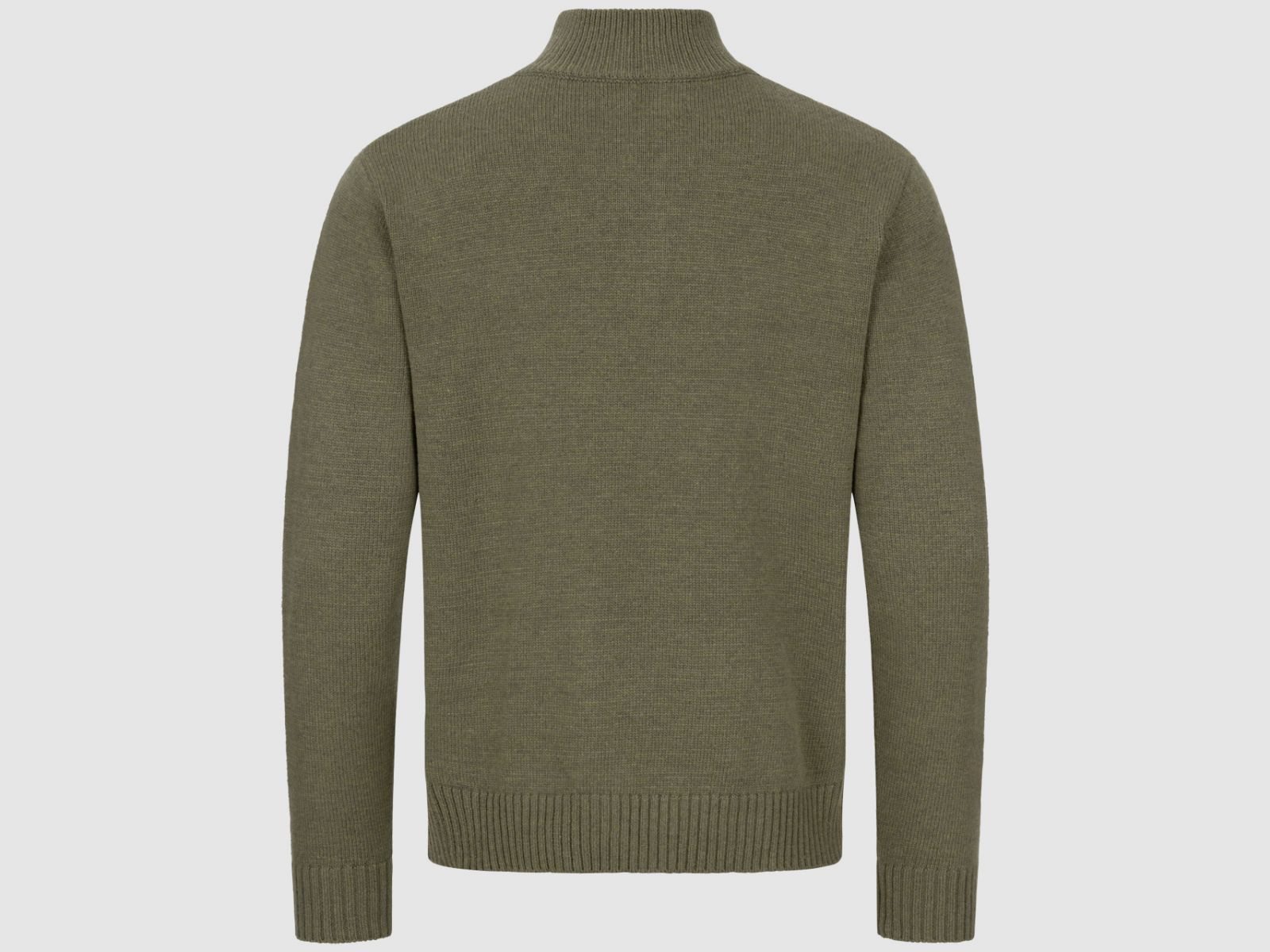 BLASER Herren Woll HZ Sweater Oliv