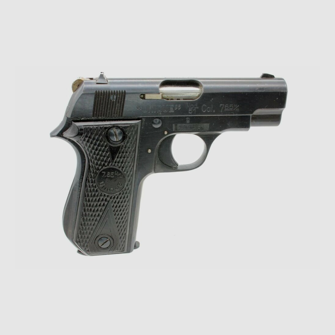 Pistole da collezione francese Unique Mod. 51 calibro 7,65 Brown.