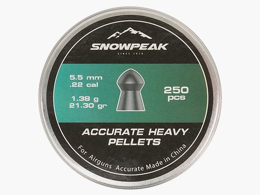 Snowpeak Pellets for air rifles Snowpeak Precise Heavy 5.5 mm 21.30 grains