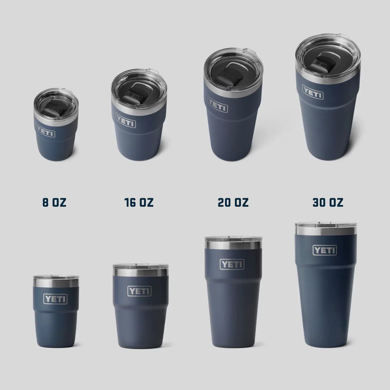 YETI® Tazza Impilabile Rambler 8 Oz - Bianca, immagine 6 di 10