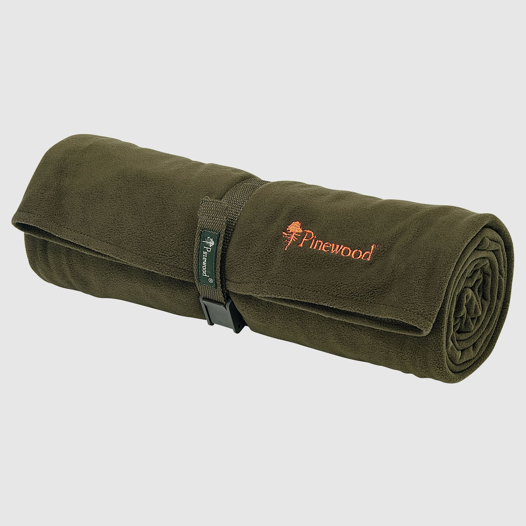 Pinewood Comfy fleecedeken jachtgroen, afbeelding 1 van 2