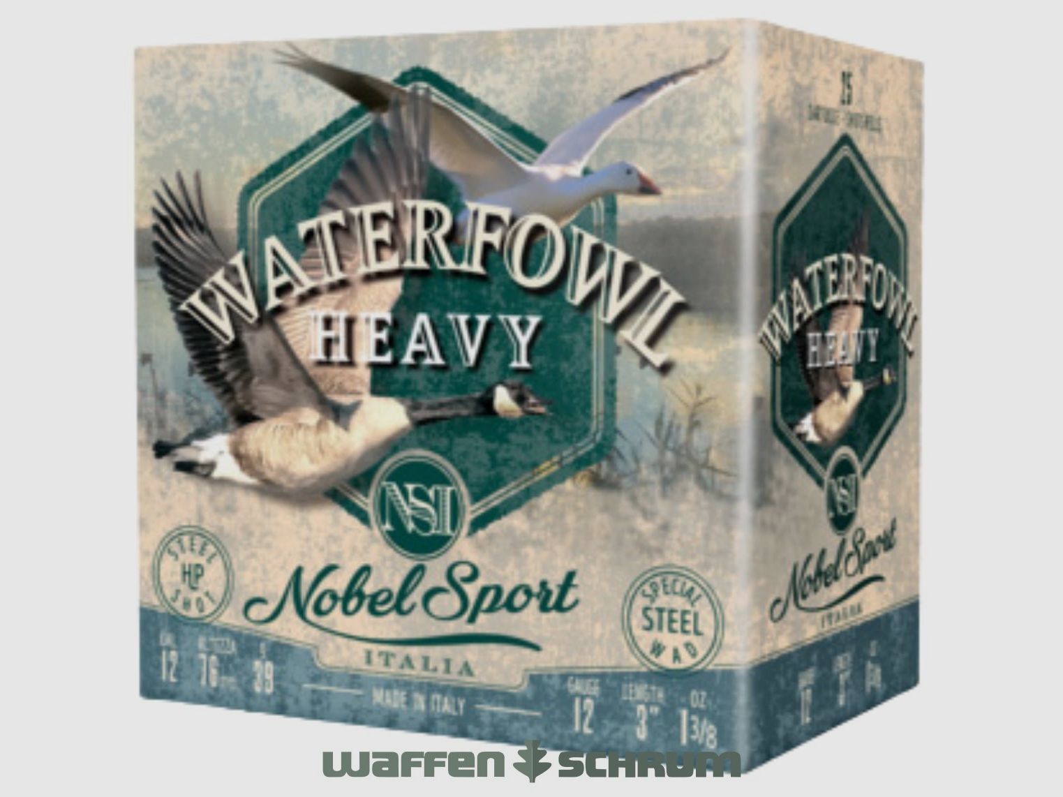Nobel Sport Italia 12/76 Steel Waterfowl Heavy HP  3,3mm - 39g ANS123STHY3