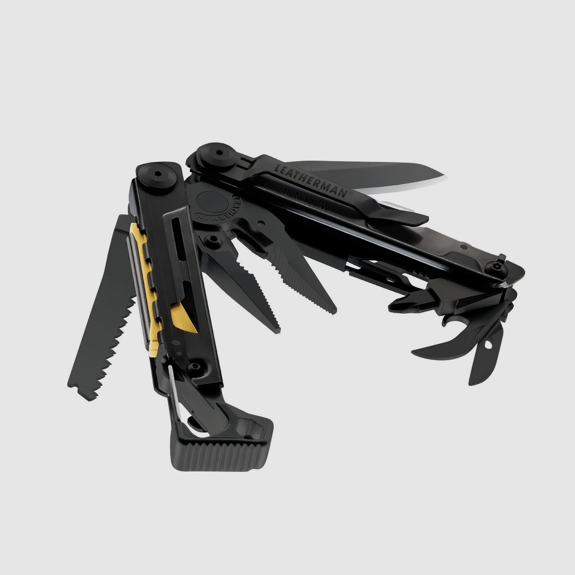 Leatherman SIGNAL Black, Molle Holster, Schwarz, L