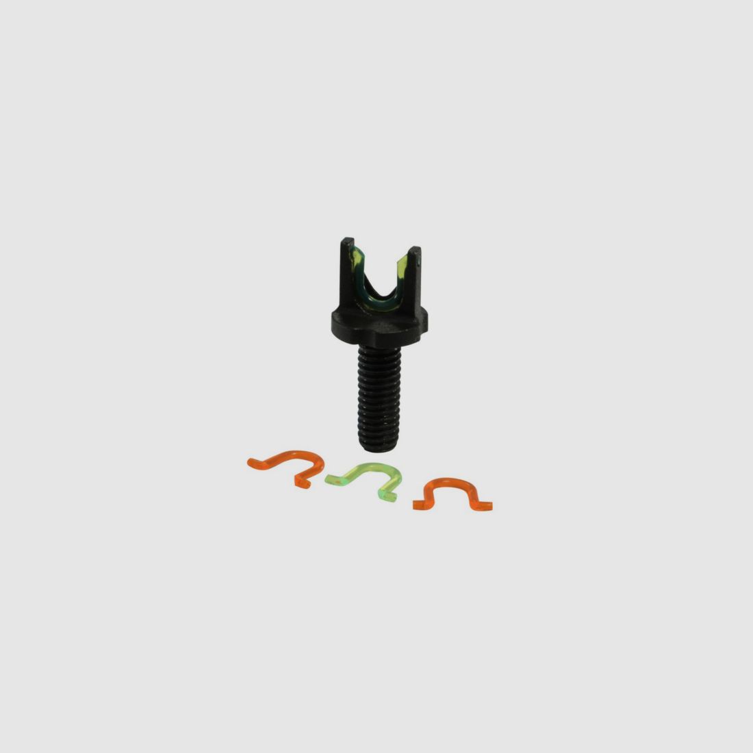 Mirino in fibra verde+rossa AR15