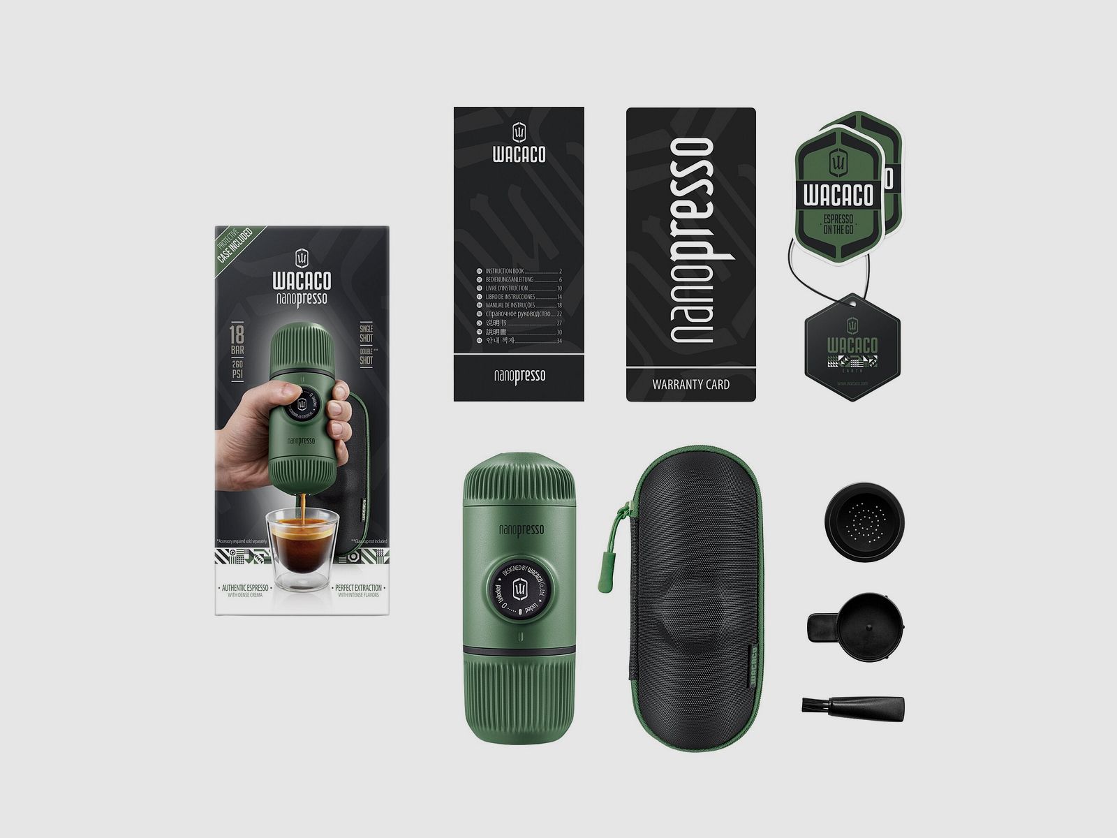 Portable Espresso Machine Nanopresso, black, image 5 of 14