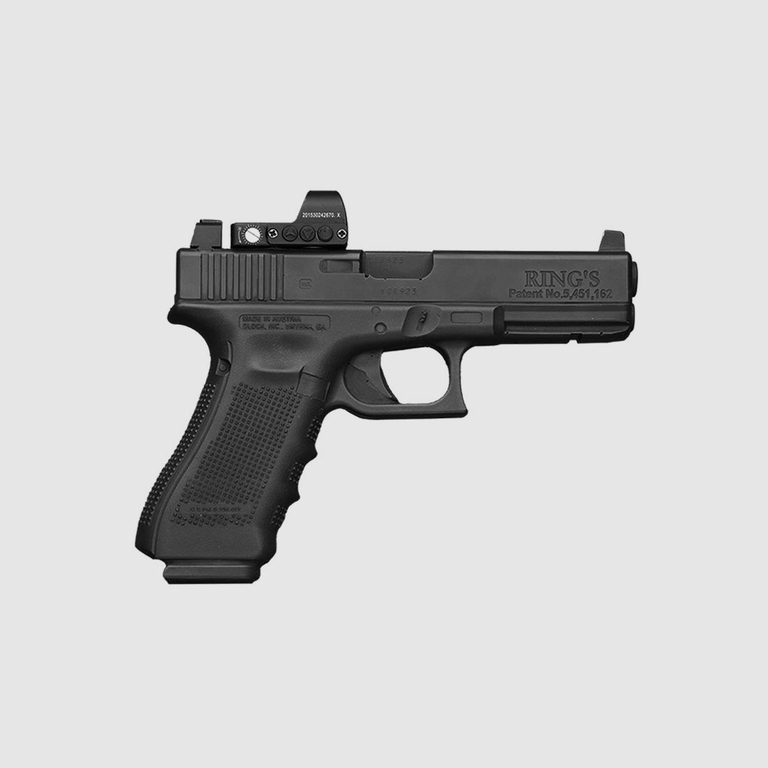 LPA Sights Red-Dot compatible sight RDL LUMINOVA for GLOCK M.O.S