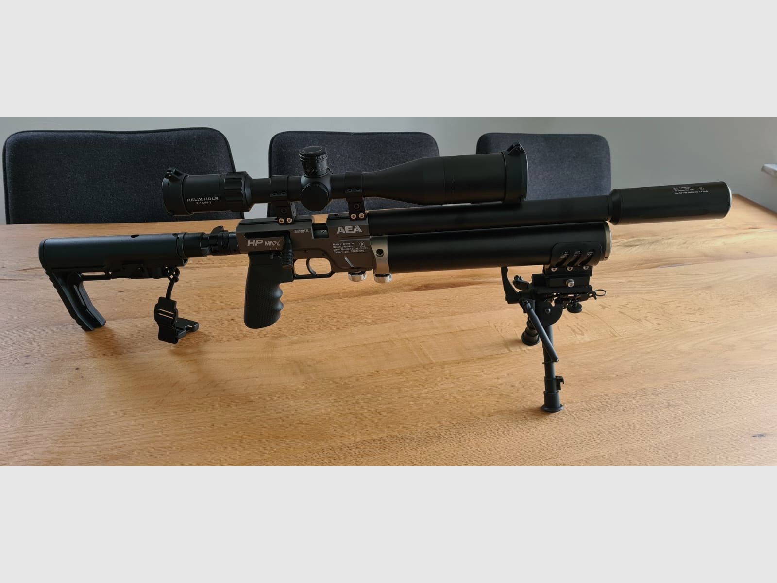 AEA HPMax MK1 9mm (.357) F-Version | HUGE premium complete set incl. Element Optics, compressor, FX Chrony and much more