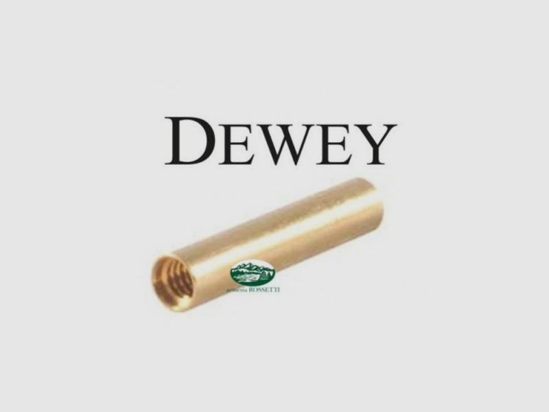 DEWEY Adapter für Stab Durchmesser 5,30 mm von Gewinde USA 8/32 auf Gewinde M5