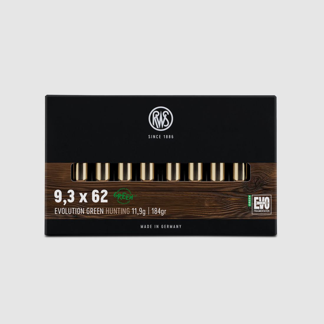 9,3×62 RWS EVOLUTION GREEN 184gr