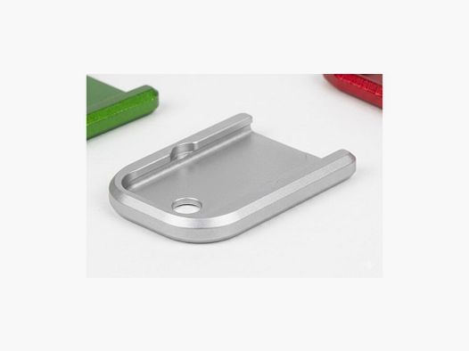 OP ACC - TALON DE CHARGEUR ALUMINIUM TONI SYSTEM POUR GLOCK - ARGENT