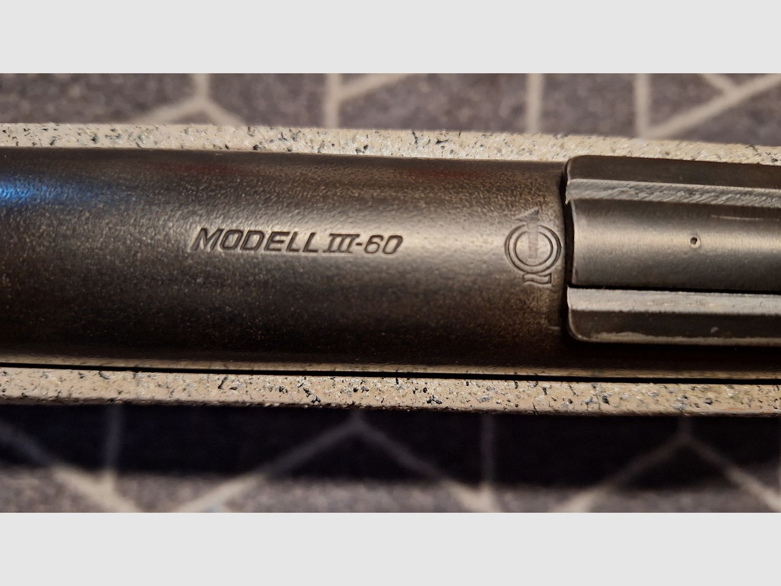 Haenel III-60 "Q1" carabina de aire DDR con scope. ¡pieza única para coleccionistas!