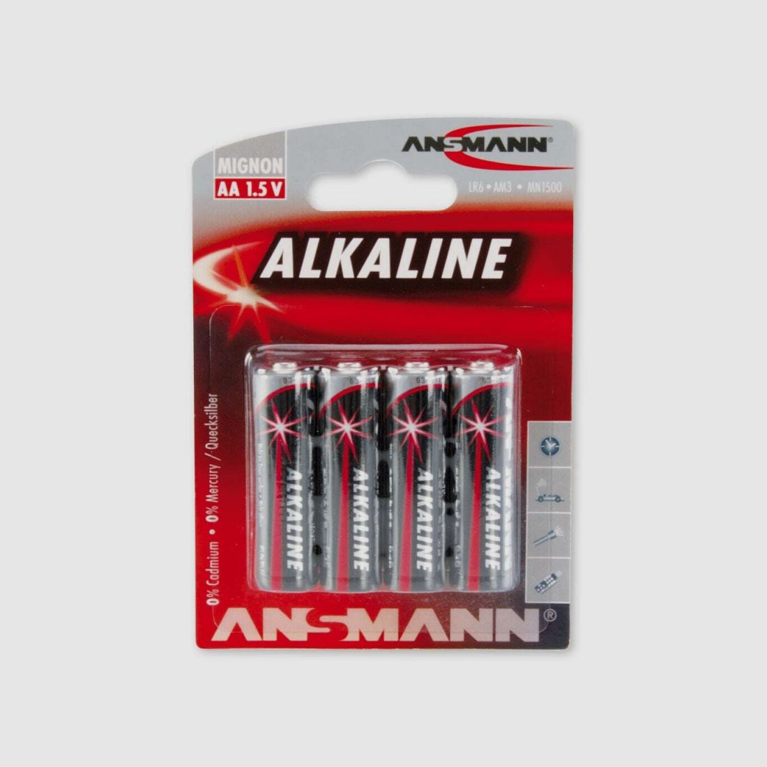 Baterie alkaliczne LR06 AA - Ansmann