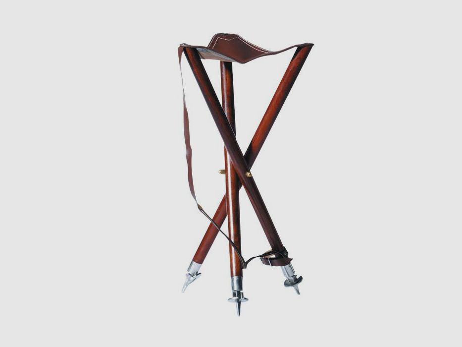 Tripod Hunting Chair with Leather Seat, image 1 of 2