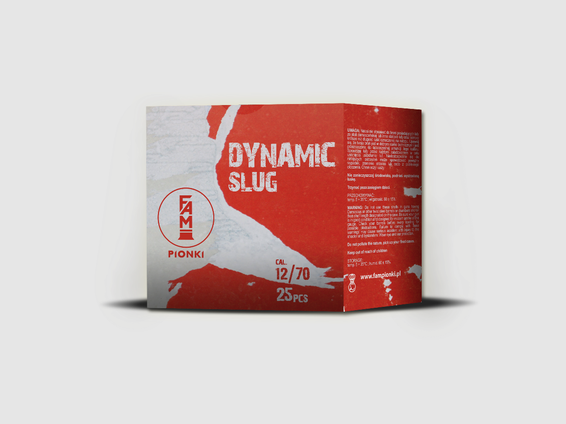 Amunicja 12/70 DYNAMIC SLUG 28g FAM-PIONKI